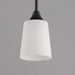 Maxim - 92880SWBK - One Light Pendant - Hudson - Black