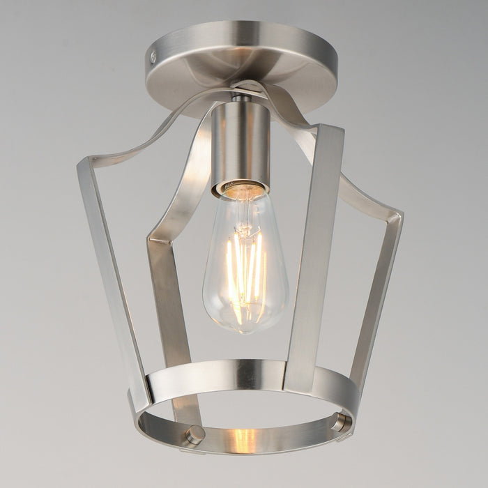 Maxim - 10421SN - One Light Pendant / Semi-Flush - Arden - Satin Nickel