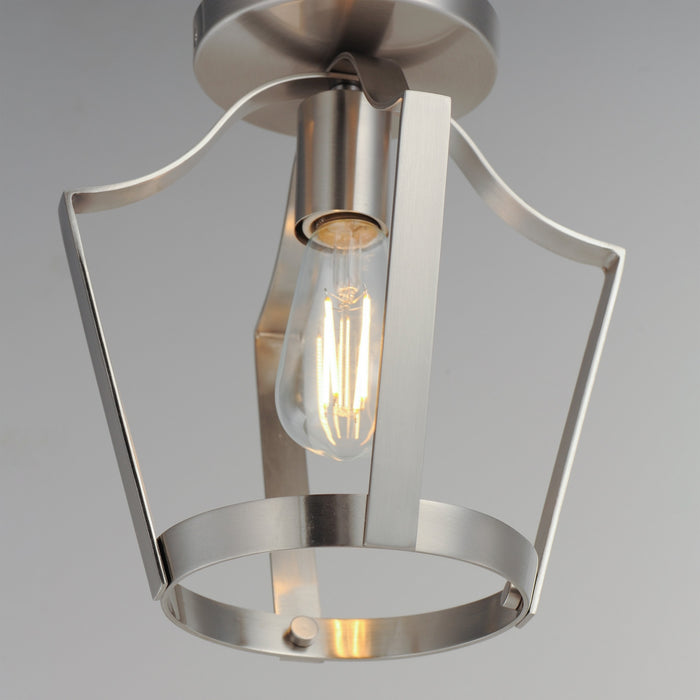 Maxim - 10421SN - One Light Pendant / Semi-Flush - Arden - Satin Nickel