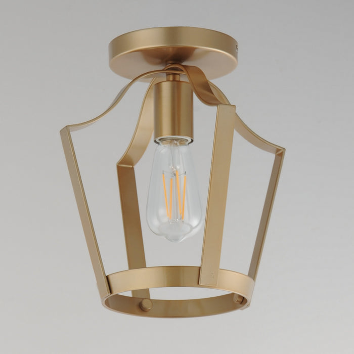Maxim - 10421NAB - One Light Pendant / Semi-Flush - Arden - Natural Aged Brass