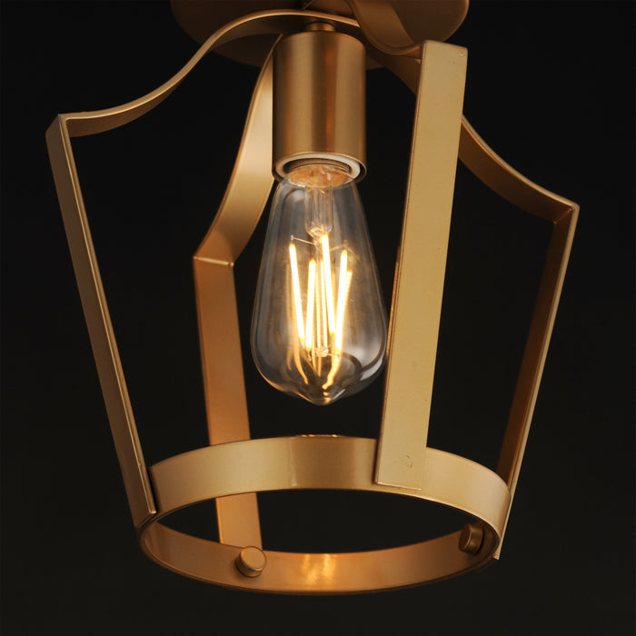 Maxim - 10421NAB - One Light Pendant / Semi-Flush - Arden - Natural Aged Brass