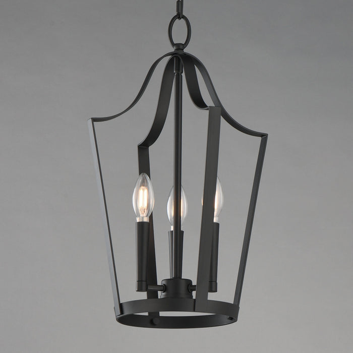 Maxim - 10423BK - Three Light Pendant - Arden - Black