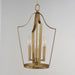 Maxim - 10423NAB - Three Light Pendant - Arden - Natural Aged Brass