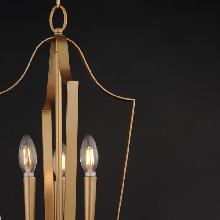 Maxim - 10423NAB - Three Light Pendant - Arden - Natural Aged Brass