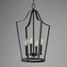 Maxim - 10424BK - Four Light Pendant - Arden - Black