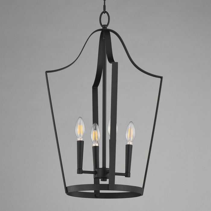 Maxim - 10424BK - Four Light Pendant - Arden - Black