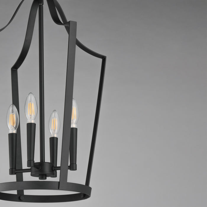 Maxim - 10424BK - Four Light Pendant - Arden - Black