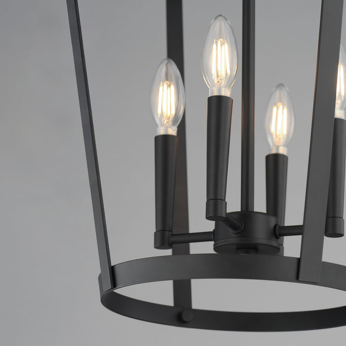Maxim - 10424BK - Four Light Pendant - Arden - Black