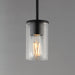 Maxim - 90281CLBK - One Light Pendant - Lateral - Black
