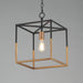 Maxim - 28621BKWBR - One Light Pendant - SoHo - Black/Weathered Brass