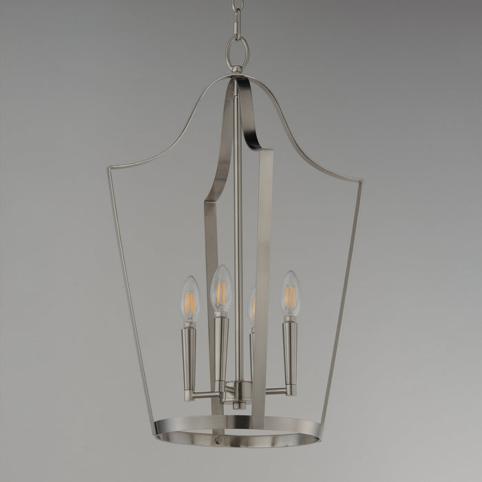 Maxim - 10424SN - Four Light Pendant - Arden - Satin Nickel