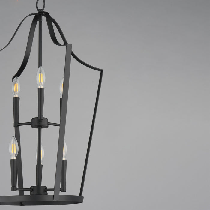 Maxim - 10426BK - Six Light Pendant - Arden - Black