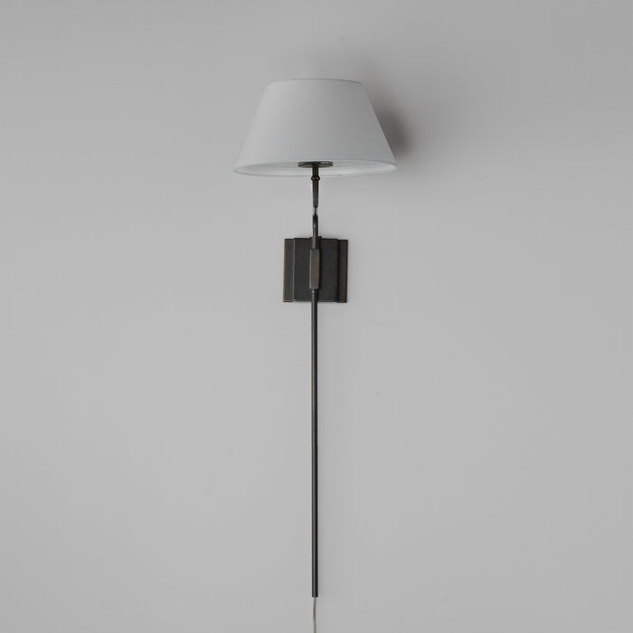 Maxim - 18410OFANB - One Light Wall Sconce - Dunbridge - Antique Bronze