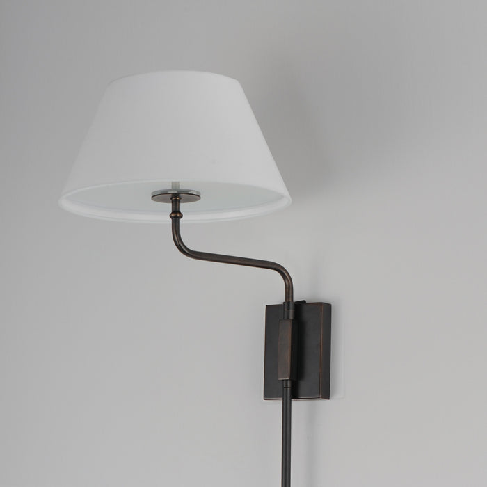 Maxim - 18410OFANB - One Light Wall Sconce - Dunbridge - Antique Bronze