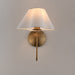 Maxim - 18100WTNAB - One Light Wall Sconce - Saxon - Natural Aged Brass