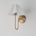 Maxim - 18100WTNAB - One Light Wall Sconce - Saxon - Natural Aged Brass