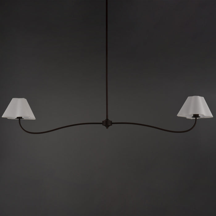 Maxim - 18102WTOI - Two Light Pendant - Saxon - Oil Rubbed Bronze