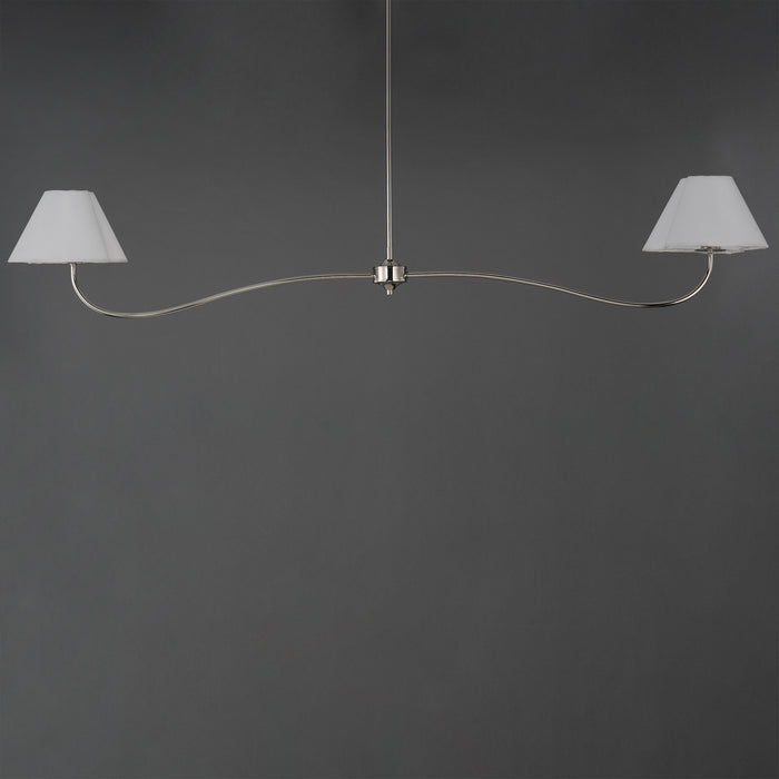 Maxim - 18102WTPN - Two Light Pendant - Saxon - Polished Nickel