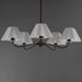 Maxim - 18105WTOI - Five Light Chandelier - Saxon - Oil Rubbed Bronze