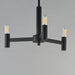 Maxim - 21363BK - Three Light Chandelier - Emana - Black