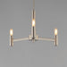 Maxim - 21363SN - Three Light Chandelier - Emana - Satin Nickel