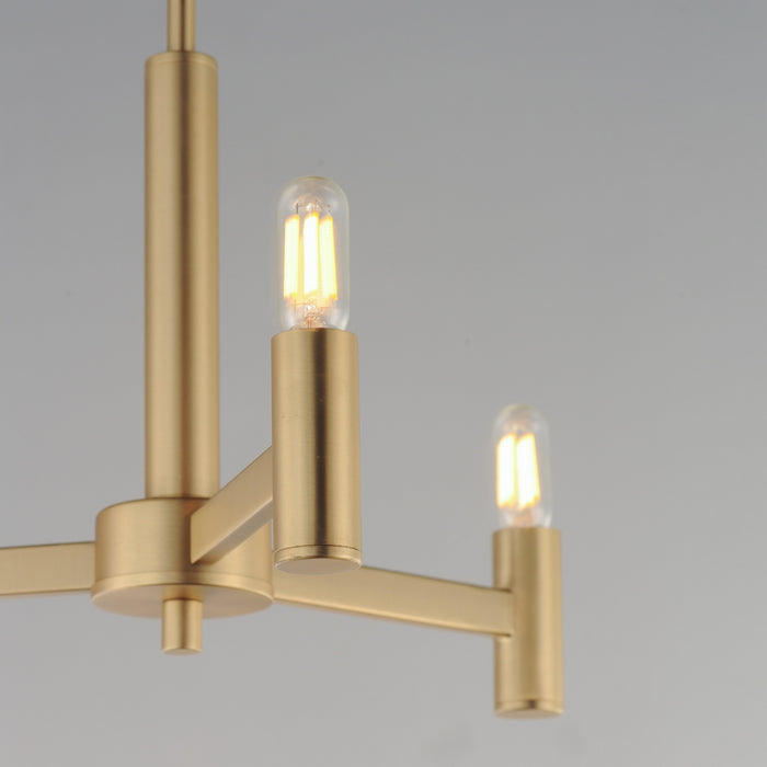 Maxim - 21363NAB - Three Light Chandelier - Emana - Natural Aged Brass