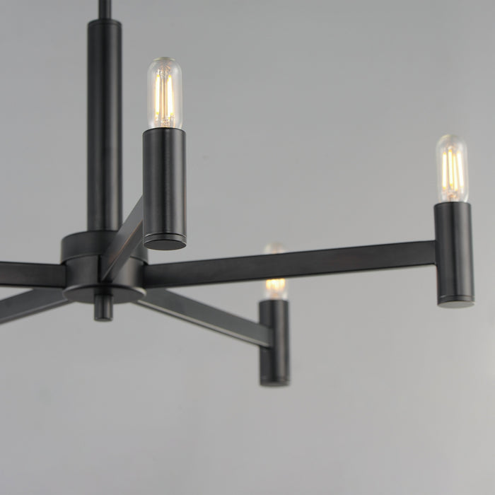 Maxim - 21365BK - Five Light Chandelier - Emana - Black