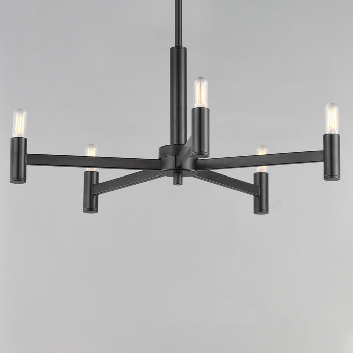 Maxim - 21365BK - Five Light Chandelier - Emana - Black