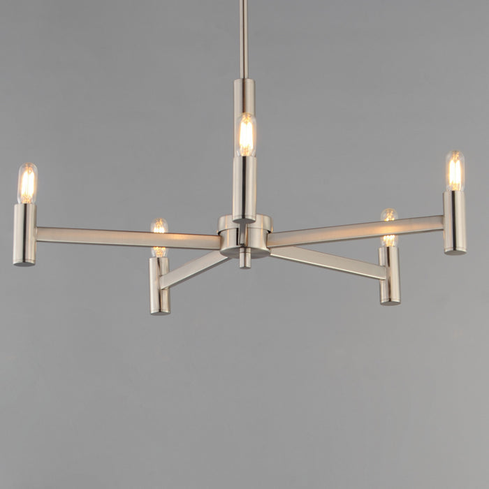 Maxim - 21365SN - Five Light Chandelier - Emana - Satin Nickel