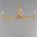 Maxim - 21365NAB - Five Light Chandelier - Emana - Natural Aged Brass