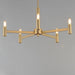 Maxim - 21365NAB - Five Light Chandelier - Emana - Natural Aged Brass