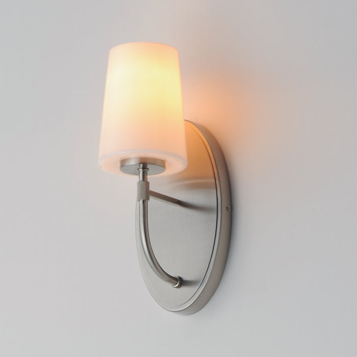 Maxim - 12691WTSN - One Light Wall Sconce - Durham - Satin Nickel