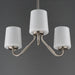 Maxim - 12695WTSN - Three Light Chandelier - Durham - Satin Nickel