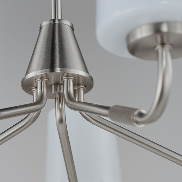 Maxim - 12696WTSN - Five Light Chandelier - Durham - Satin Nickel