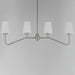 Maxim - 12697WTSN - Four Light Linear Chandelier - Durham - Satin Nickel
