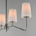 Maxim - 12697WTSN - Four Light Linear Chandelier - Durham - Satin Nickel