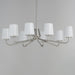 Maxim - 12698WTSN - Eight Light Chandelier - Durham - Satin Nickel