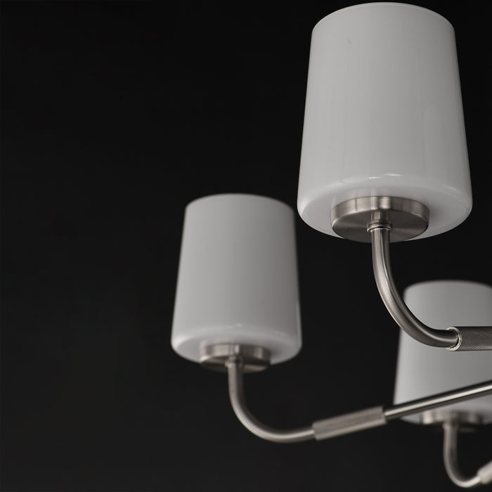 Maxim - 12698WTSN - Eight Light Chandelier - Durham - Satin Nickel