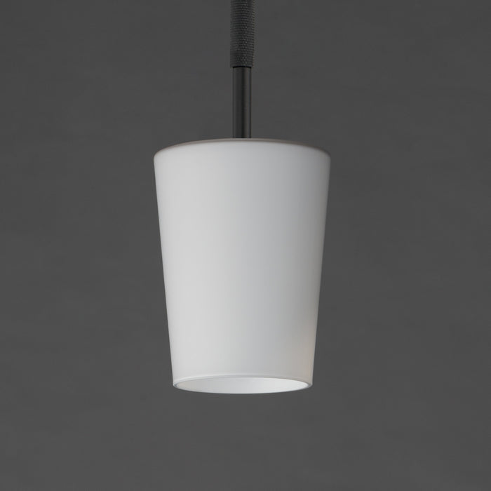 Maxim - 92691WTBK - One Light Pendant - Durham - Black