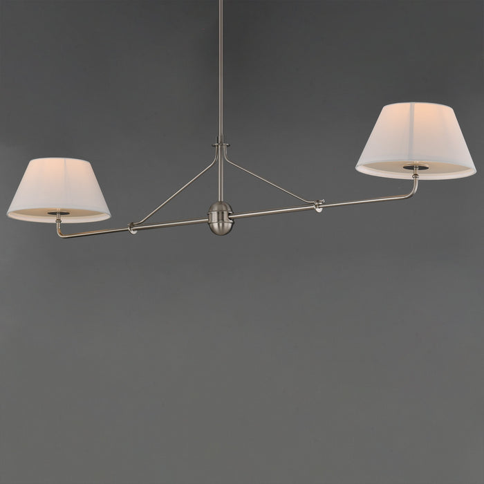 Maxim - 18412OFPN - Two Light Pendant - Dunbridge - Polished Nickel