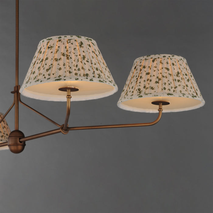 Maxim - 18414OWWBR - Four Light Chandelier - Dunbridge - Weathered Brass