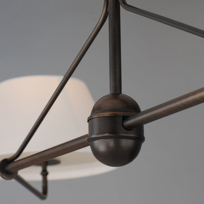 Maxim - 18414OFANB - Four Light Chandelier - Dunbridge - Antique Bronze