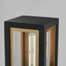 Maxim - 30050CLBKGLD - One Light Deck Lantern - Neoclass - Black / Gold