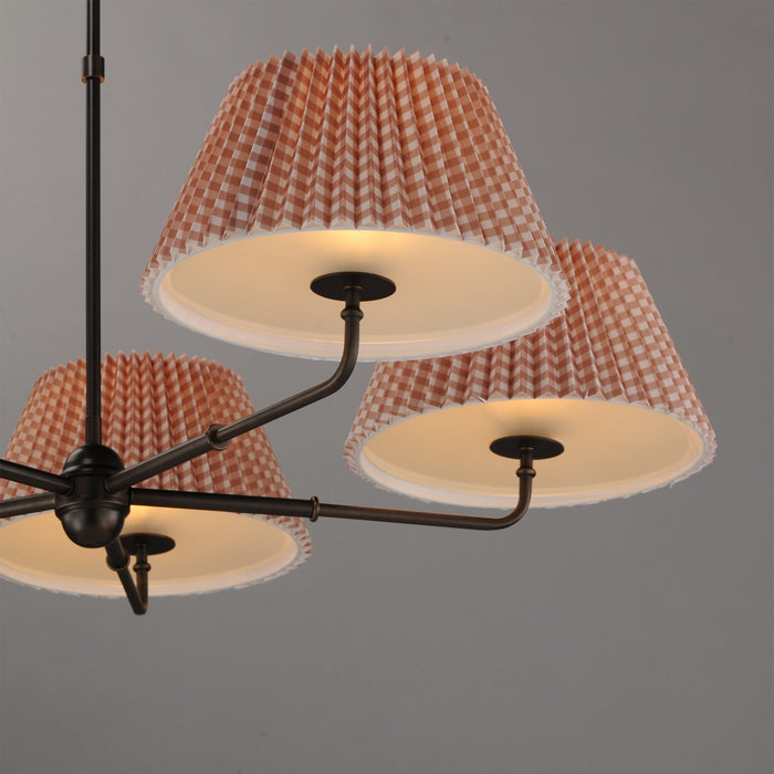 Maxim - 18415RBANB - Five Light Chandelier - Dunbridge - Antique Bronze