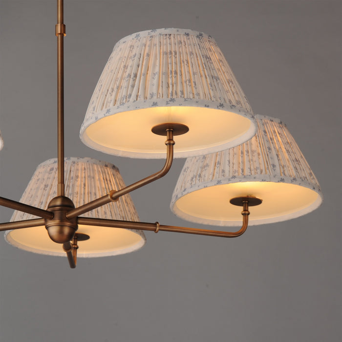 Maxim - 18415BWWBR - Five Light Chandelier - Dunbridge - Weathered Brass