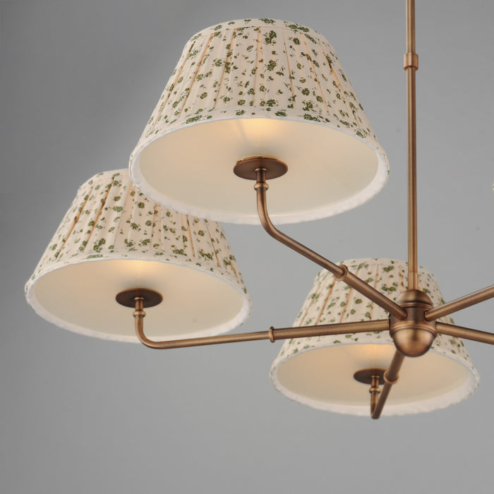 Maxim - 18415OWWBR - Five Light Chandelier - Dunbridge - Weathered Brass