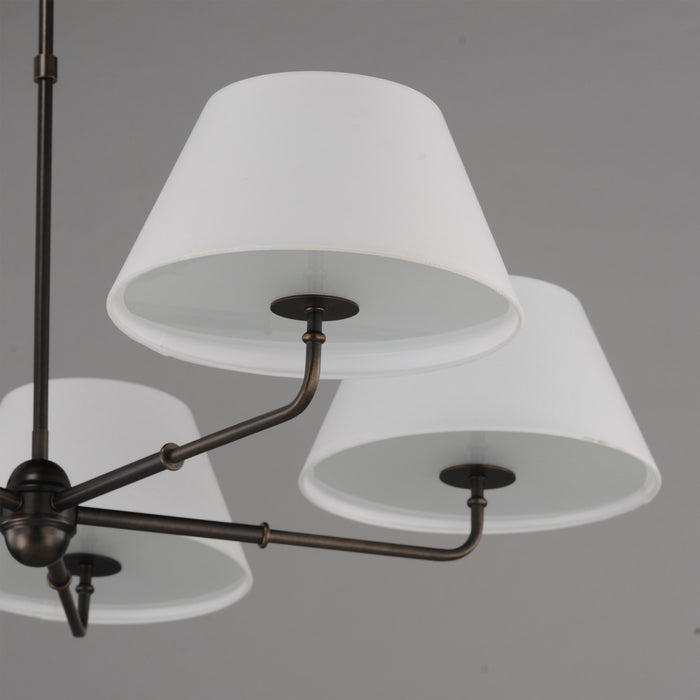 Maxim - 18415OFANB - Five Light Chandelier - Dunbridge - Antique Bronze