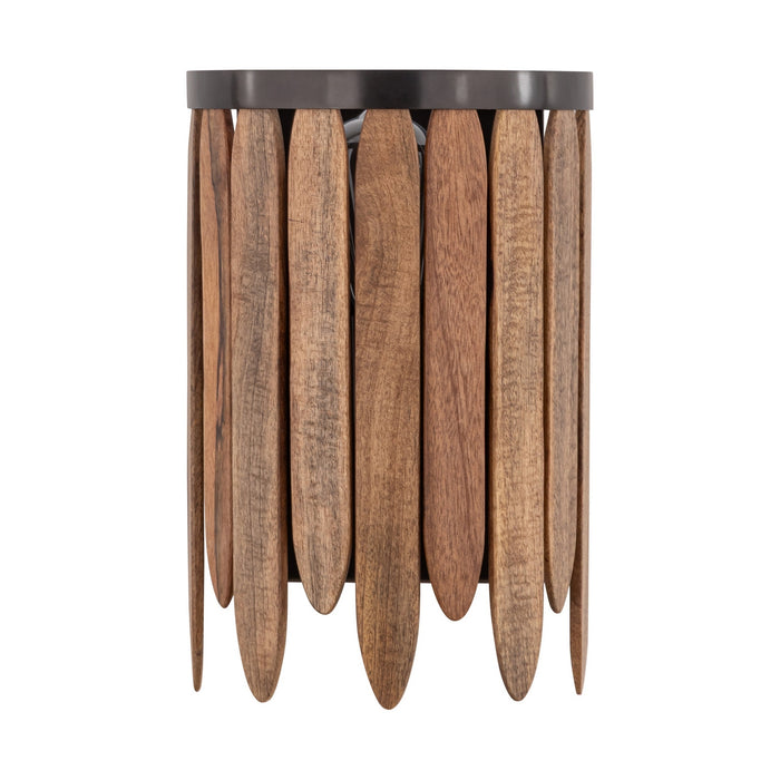 Maxim - 22510WNGM - One Light Wall Sconce - Marimba - Walnut