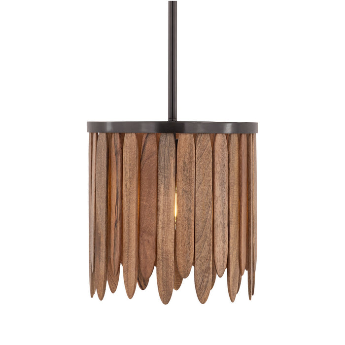 Maxim - 22511WNGM - One Light Pendant - Marimba - Walnut