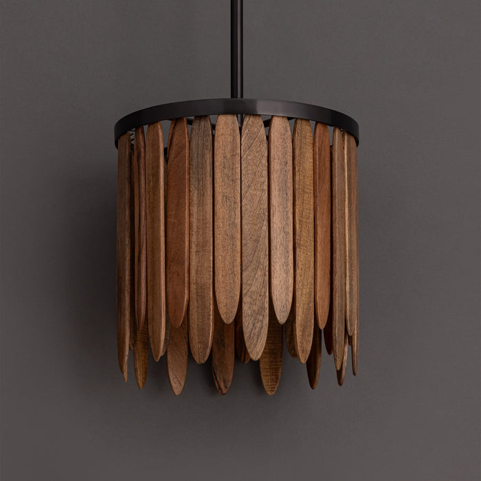 Maxim - 22511WNGM - One Light Pendant - Marimba - Walnut